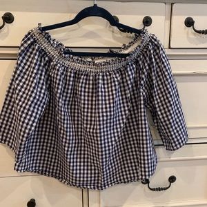 Off the shoulder blouse